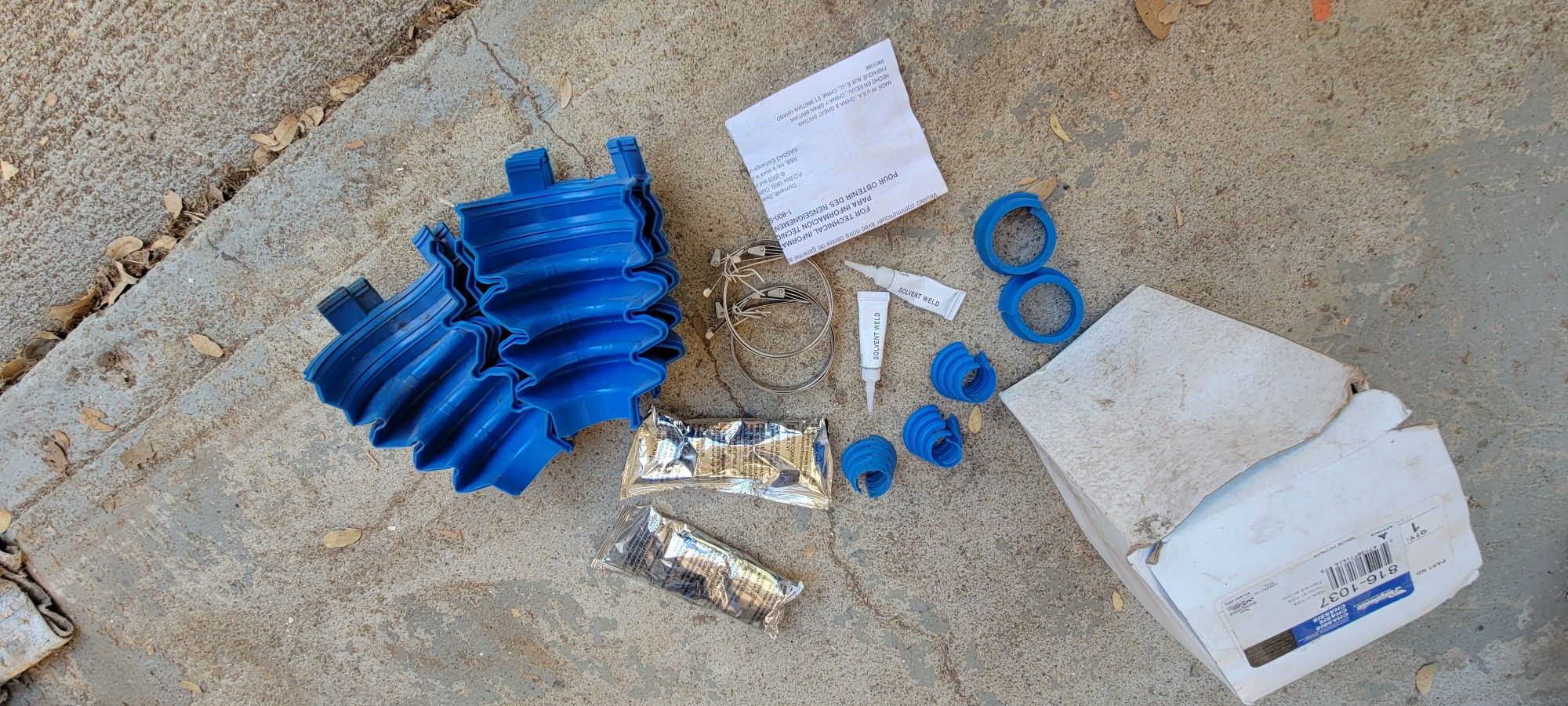 Universal CV Joint Cover Replacement Kit.