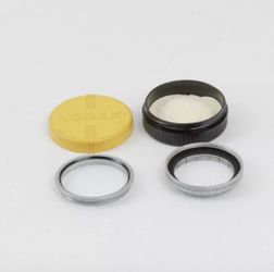 Kodak 37mm Series 6 VI Filter Adapter with Retaining Ring Push On Case