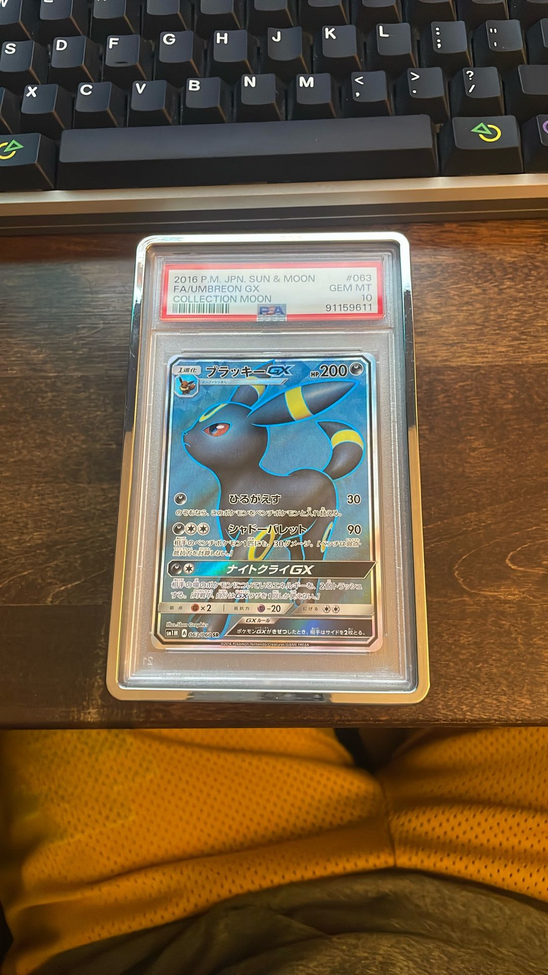 Pokémon Japanese Umbreon GX PSA 10