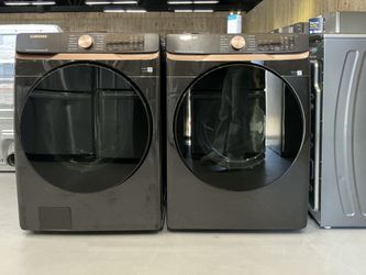 Samsung 5.0 cu. ft. Washer w/Super Speed Wash & Steam 7.5 cu. ft. Vented Electric Dryer w/Steam