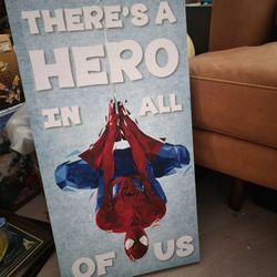 Large Spiderman Canvas Into Spiderver Style