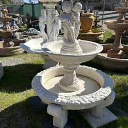 New Water Fountain Made Out Of Cement Perfect Gift 💝 