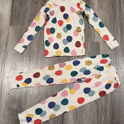 Hanna Andersson Easter Long John Pajamas. Size 4T