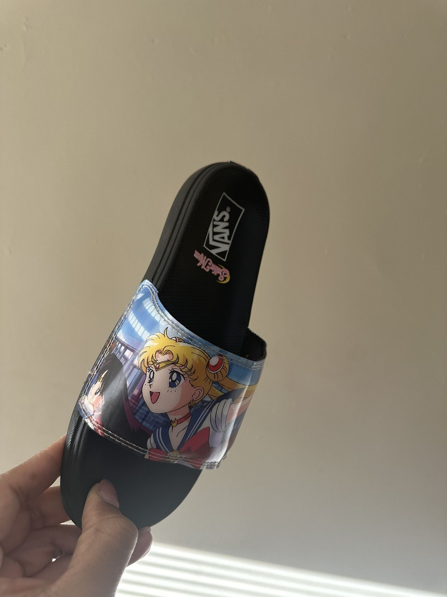 Girls Vans Slides Size 4