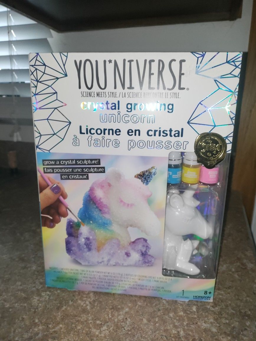 Crystal Sculpture Unicorn Kit! Brand New In Box!Â