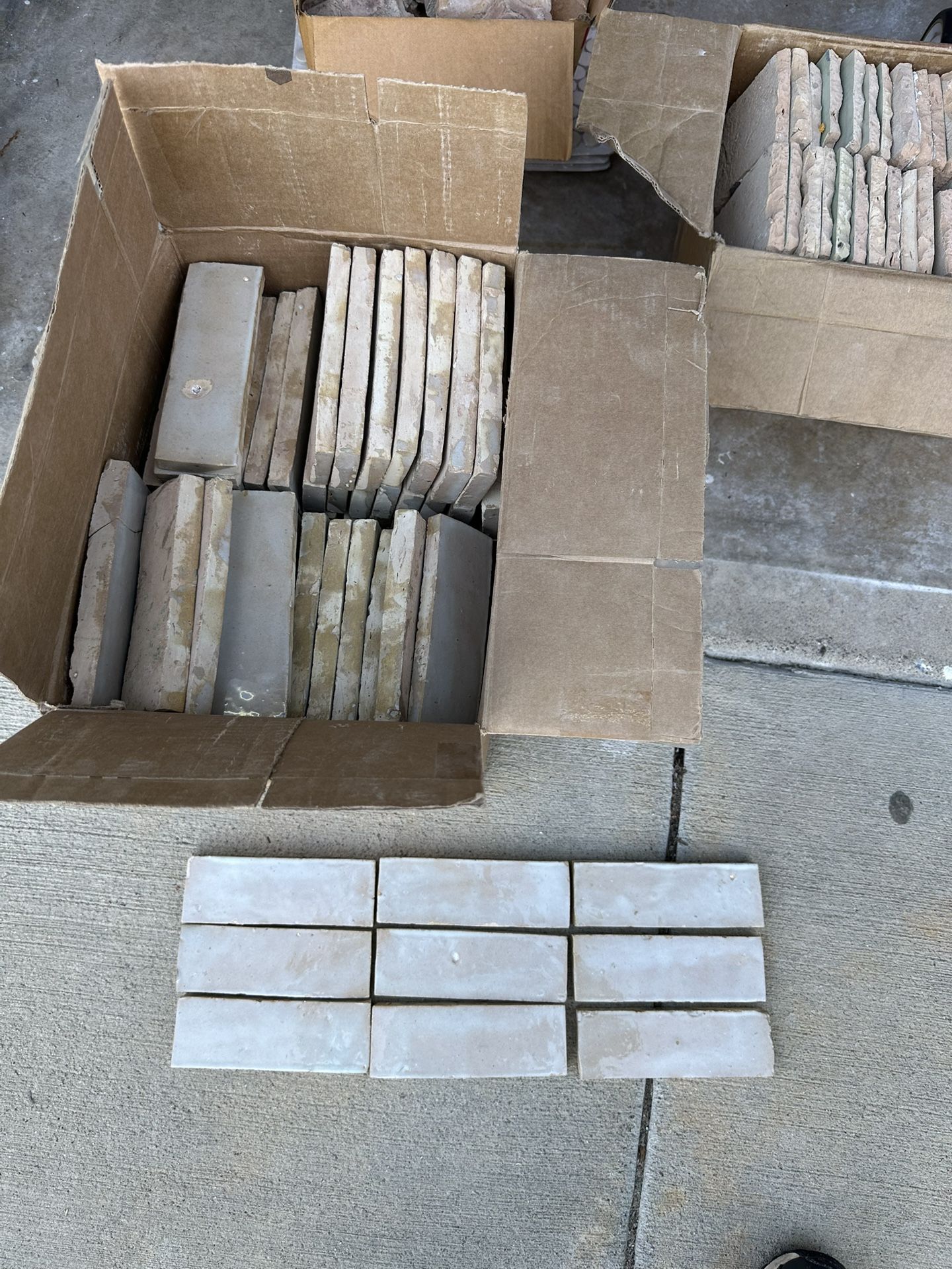 Zellige 2”x6” Camelback Tile Nearly A Full Box 8-9 Square Ft