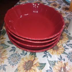 Platos Hondos Princess house 4 Usados En Buenas Condiciones 