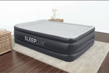 new Sleeplux Tritech Airbed Queen 22" Built In Ac Pump