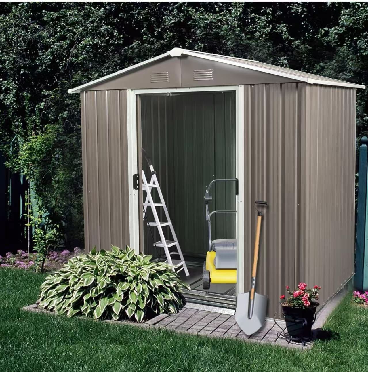 Outdoor Storage Shed With Floor