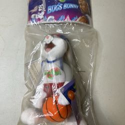 Warner Bros. Space Jam Bugs Bunny Looney Tunes McDonald's Plush Toy 1996