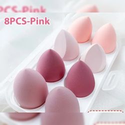 New, Packaged and Sealed 🥰 8 Piece beauty blenders. 

Nuevo y Empaquetados 8 piezas. 🥰