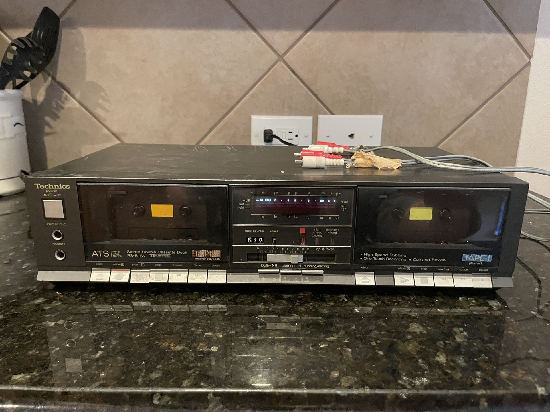Technics RS-B11W Duel Cassette Deck