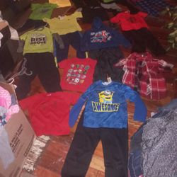 Boys Clothes Lot Size 6,7,8 30 Items.athletic Pants .jeans.jackets.shirts