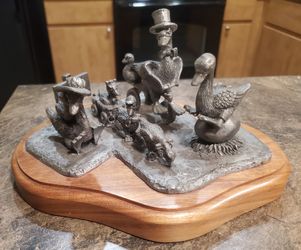 Pewter Mother Goose FAMILY #13030, 1987-88 Bartlett Collectors Society