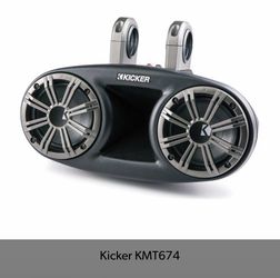 Kicker KMT67 Marine Tower Long-Throw Speaker System