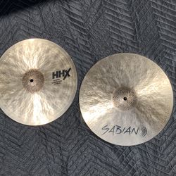 Sabian HHX Series 14” Complex Medium Hi Hat Drum Cymbals Retails for $609