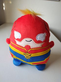 Mattel Marvel Cuutopia Captain Soft Stuffed Plush 5” New Tush Tags Only