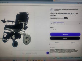 EZ Light Cruiser HD Folding wheelchair Power Chair