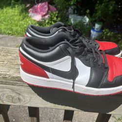 AIR JORDAN 1 LOW “BRED” SIZE 10