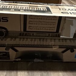 Alesis Melody 61 Key Keyboard Piano for Beginners with, Stand, And Headphones
