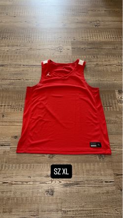 Jordan Basketball Jersey Red Size XL