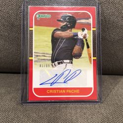 Donruss 2021 Auto Of Christian Pache Out Of 99