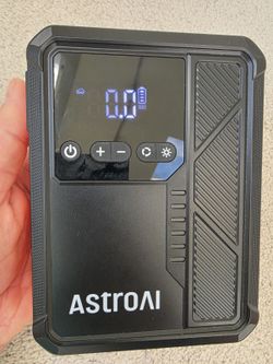 AstroAI Beta(contact info removed)A Jump Starter Air Compressor 150 PSI Tested Working Unit...