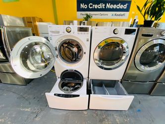 Washer and dryer no credit needed