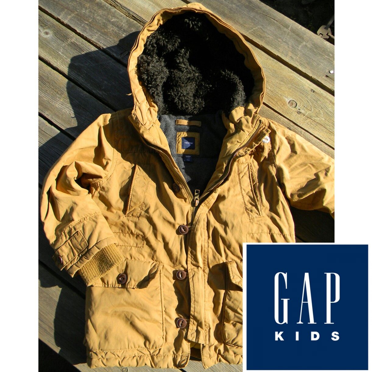 Jacket Coat Parka Fleece Hoodia Baby Kids Gap Toddler Snow Sled