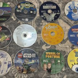 Loose Nintendo Wii Games