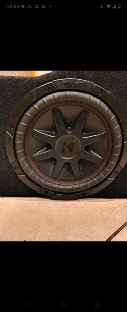 10inch KICKER COMP vr speakers w box
