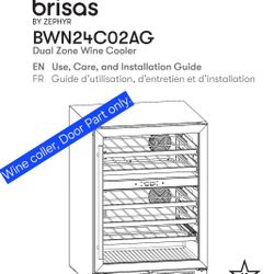 Wine Cooler Door Part, ZEPHYR