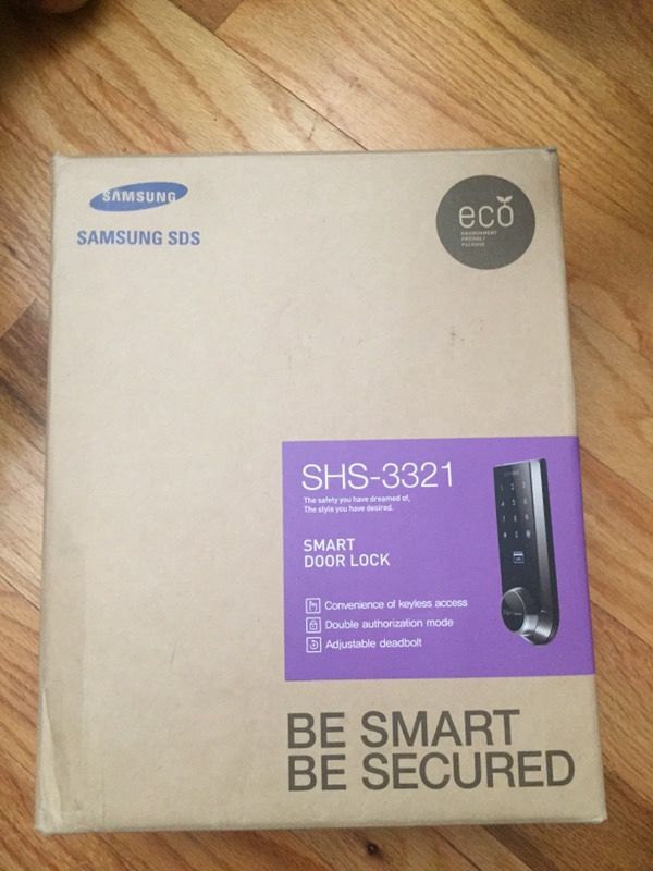 Samsung Ezon ShS -3321 keyless Smart Universial Deadbolt Digital Doorlock black
