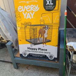 Dog  Cage Two  Doors 