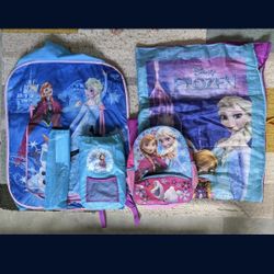 Disney Frozen Lot Backpack Tent Sleeping Bag