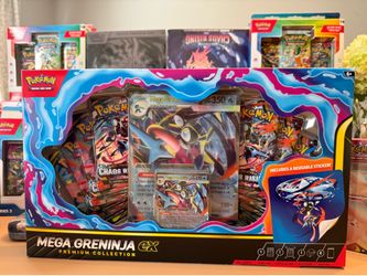 🔥 FOR SALE – Pokémon Mega Greninja ex Premium Collection 🔥