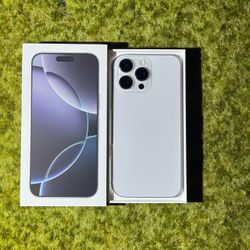 iPhone 16 Pro Max | 256GB | White Titanium | Factory Unlocked