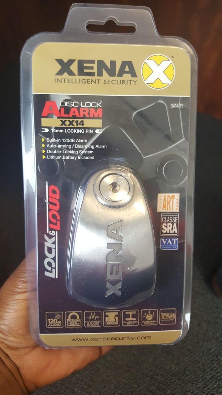 Xena XX14 alarm disc lock