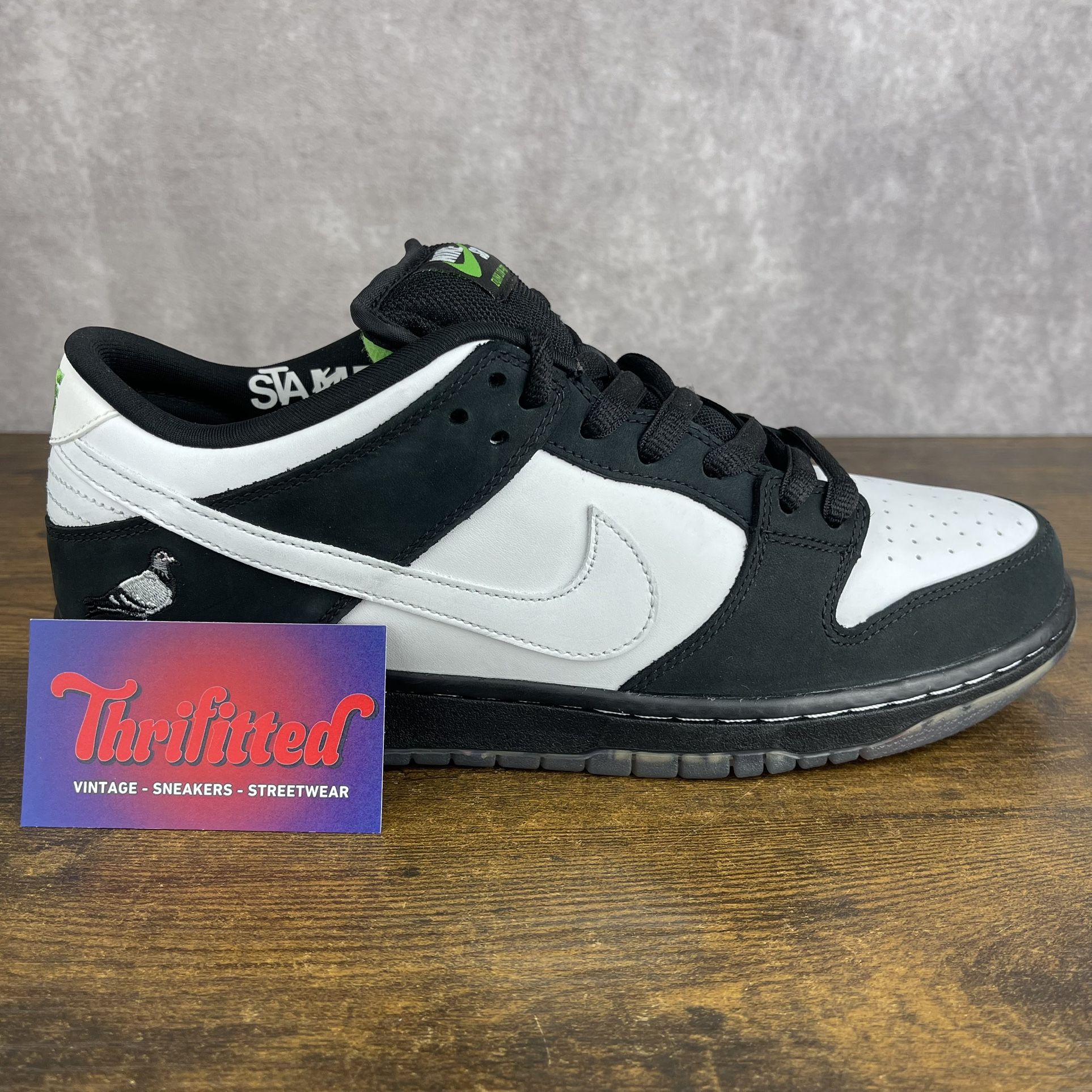 NEW Nike Dunk SB Low Staple Panda Pigeon Size 10.5 BV1310-013 Amputee Shoes Single Right Shoe Rare