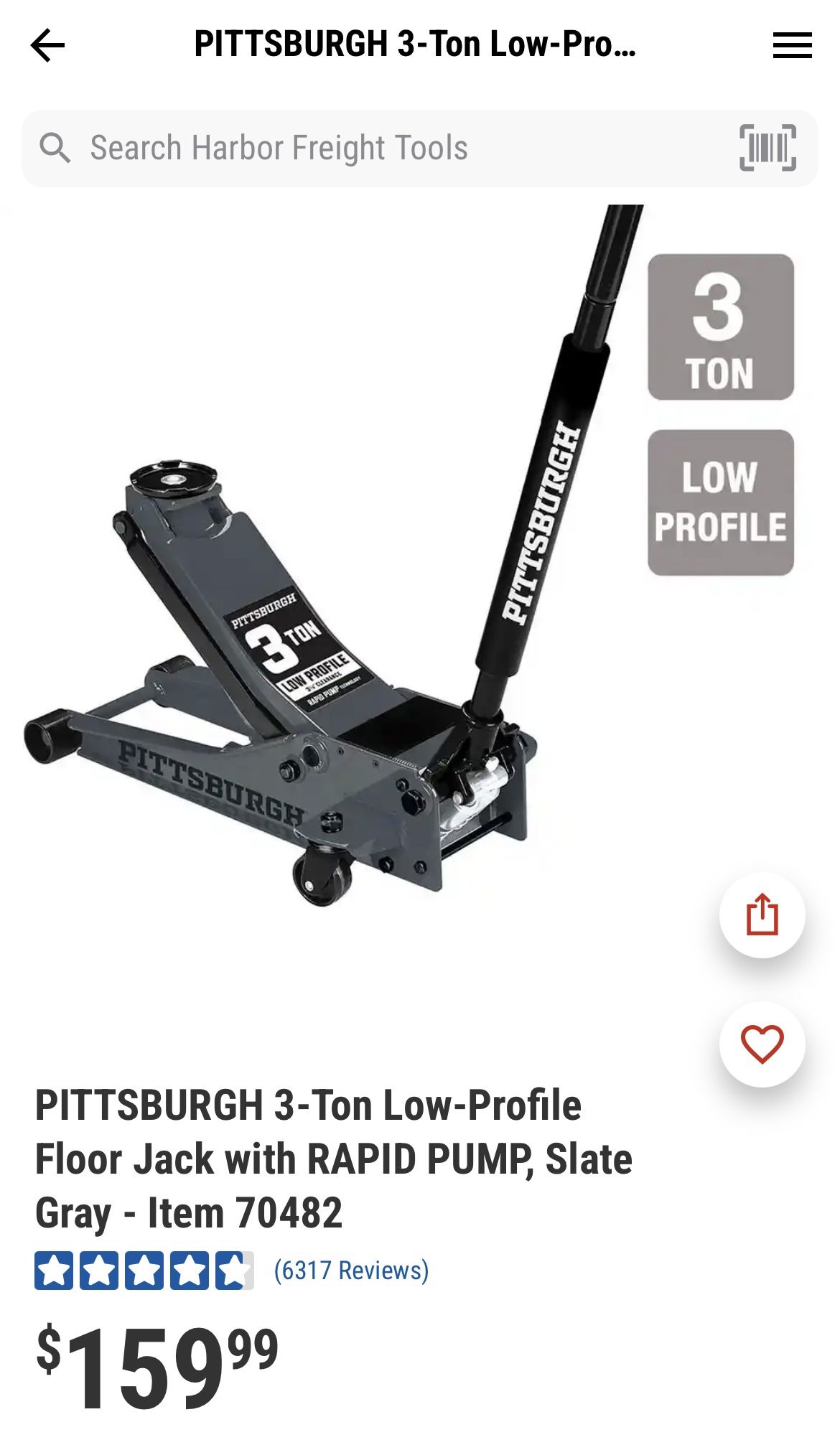 Pittsburgh Car Jack