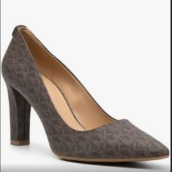 Michael Kors Milly 80mm Leather Pumps  
