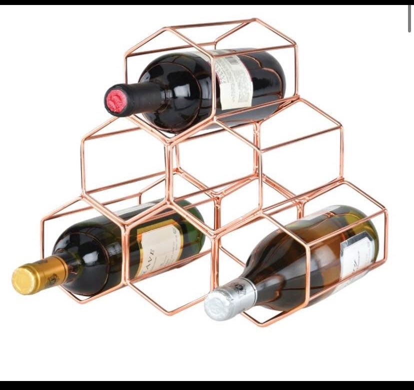 Rose gold Wine rack - holder
