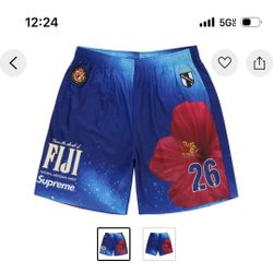 Supreme Fiji Soccer Shorts XL - Week 9 SS26