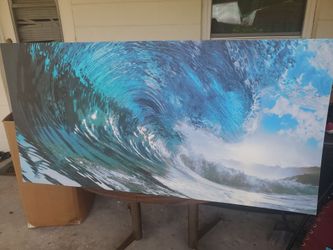 Framed art ocean themed