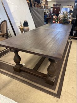 Beautiful Restoration Hardware Priory Rectangular Dining Table - 129” x 43” - Originally $6750