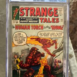 Strange Tales #116 (1964) CGC 6.0 — O/w to W; 1st Thing Crossover; 2ndNightmare
