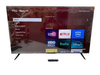 TCL 50" 4K LED Smart Roku TV Model: 50S451 (WMP016535)