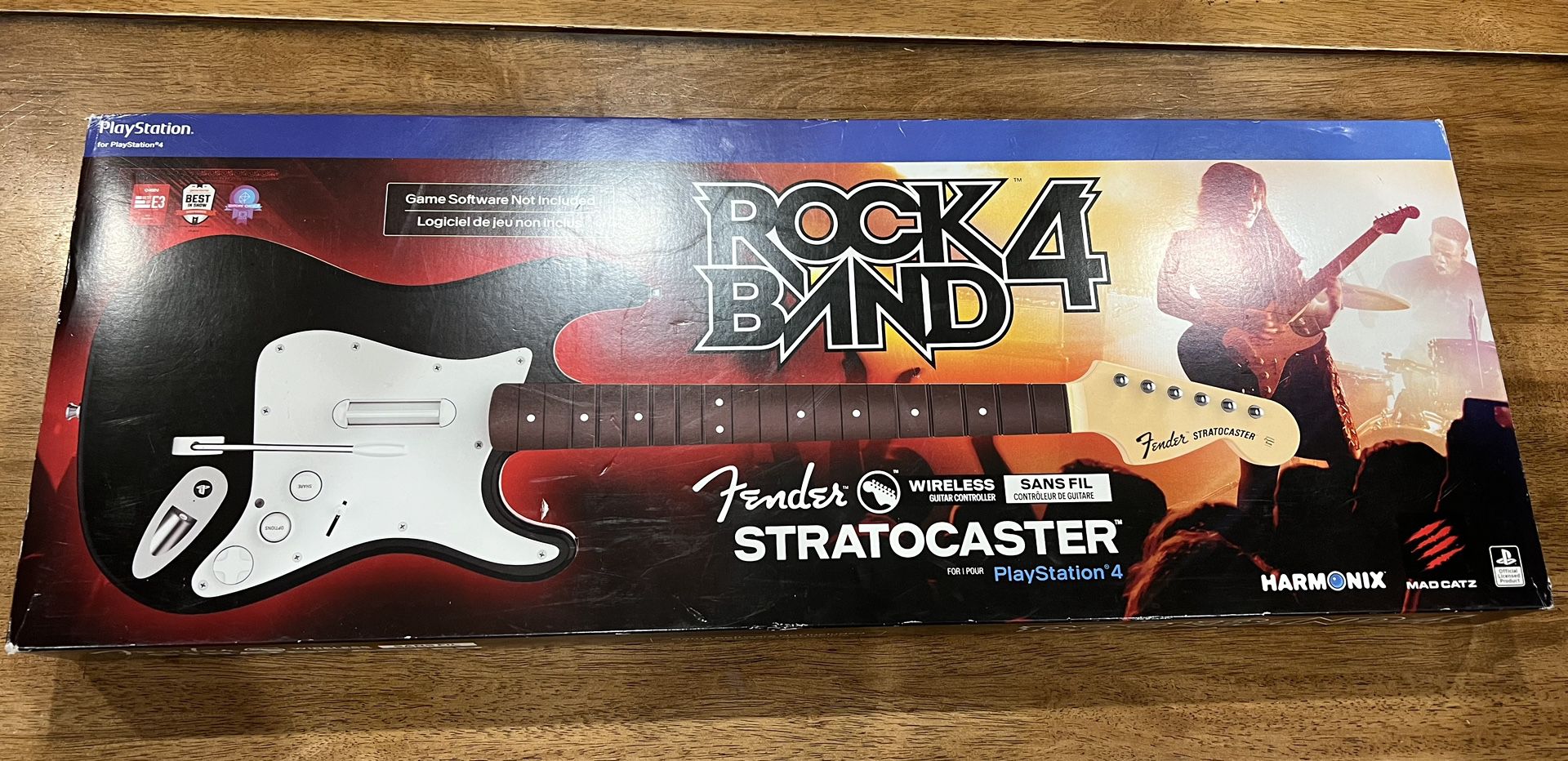 Rock Band 4 Wireless Fender Stratocaster Guitar for PS4 New In Box
