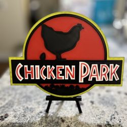 Chicken Park Sign