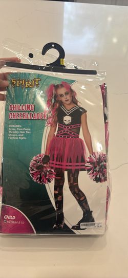 Cheerleader Halloween Custom( Child Medium Size 8-10)